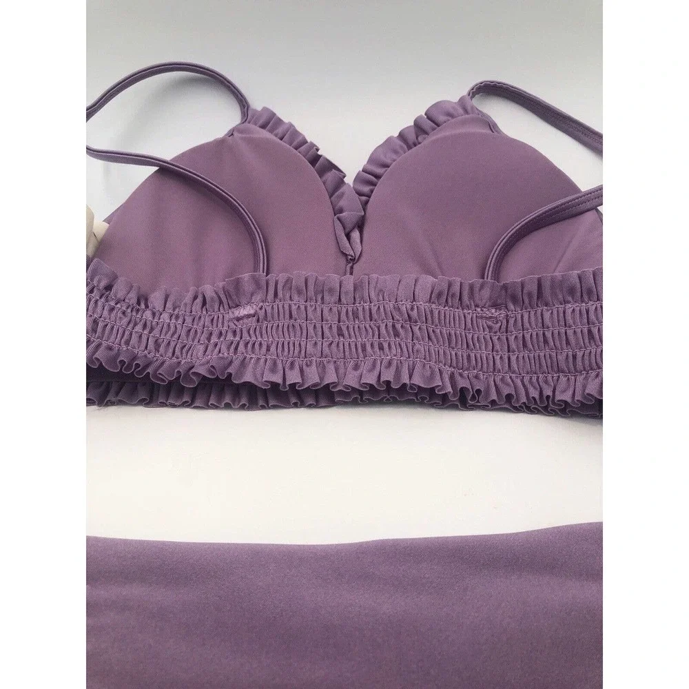Chelsea & Violet Bathing Suit Girl’s 16 Purple Two-Piece‎ Swim Suit Bikini NWT